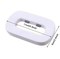 White Compact Drawer Lock for Home Security