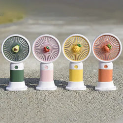 Mini Air Cooler Fan with LED Light & USB Power