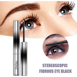 Silk Fiber Curling Eyelash Extension Mascara Lengthening Long Lasting Waterproof Eyes Black Lashes Brush Makeup Cosmetics
