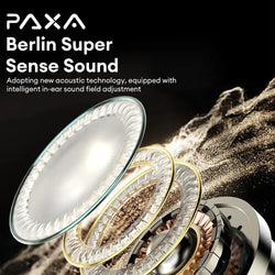 【Free Shipping】Paxa Vogbuds 5 Pro OWS Smart Voice Assistant Headset,Dynamic Stereo Sound Earbuds with ENC Call Noise Canceling Mic, Digital Battery Display