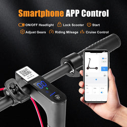 Foldable Electric Scooter Smart APP E Scooter 20MPH Long Riding Range Powerfull Commuting Electric Scooter