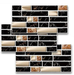 Wall Sticker Marble Design Waterproof Easy Apply