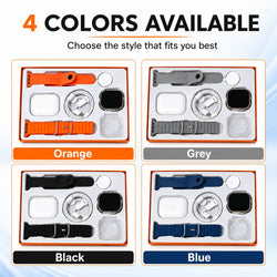 Wearable Device Kit with Bluetooth Earbuds, Magnetic Charger, Type-C Cable & Protective Case