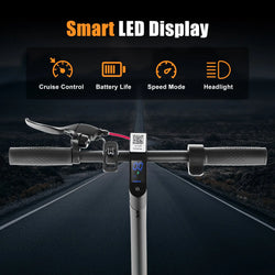 Foldable Electric Scooter Smart APP E Scooter 20MPH Long Riding Range Powerfull Commuting Electric Scooter