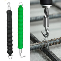 New Semi-Automatic Rebar Tying Machine Wire Knoting Pliers Straight Pull Bar Binding Hook Construction Site Winding Tool