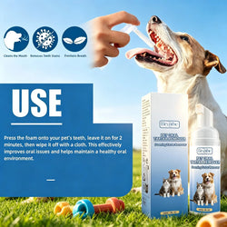 Dog & Cat Dental Foam | Brighter Teeth & Odor Control