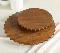 Home Reflections Set of 2 Wooden Trays