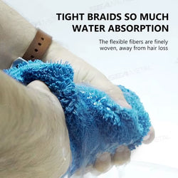 SEAMETAL Heavy-Duty Car Towel 1200GSM Super-Absorption Microfiber Drying Cloth Ultra-Soft Scratch-Free Car Detailing Towel
